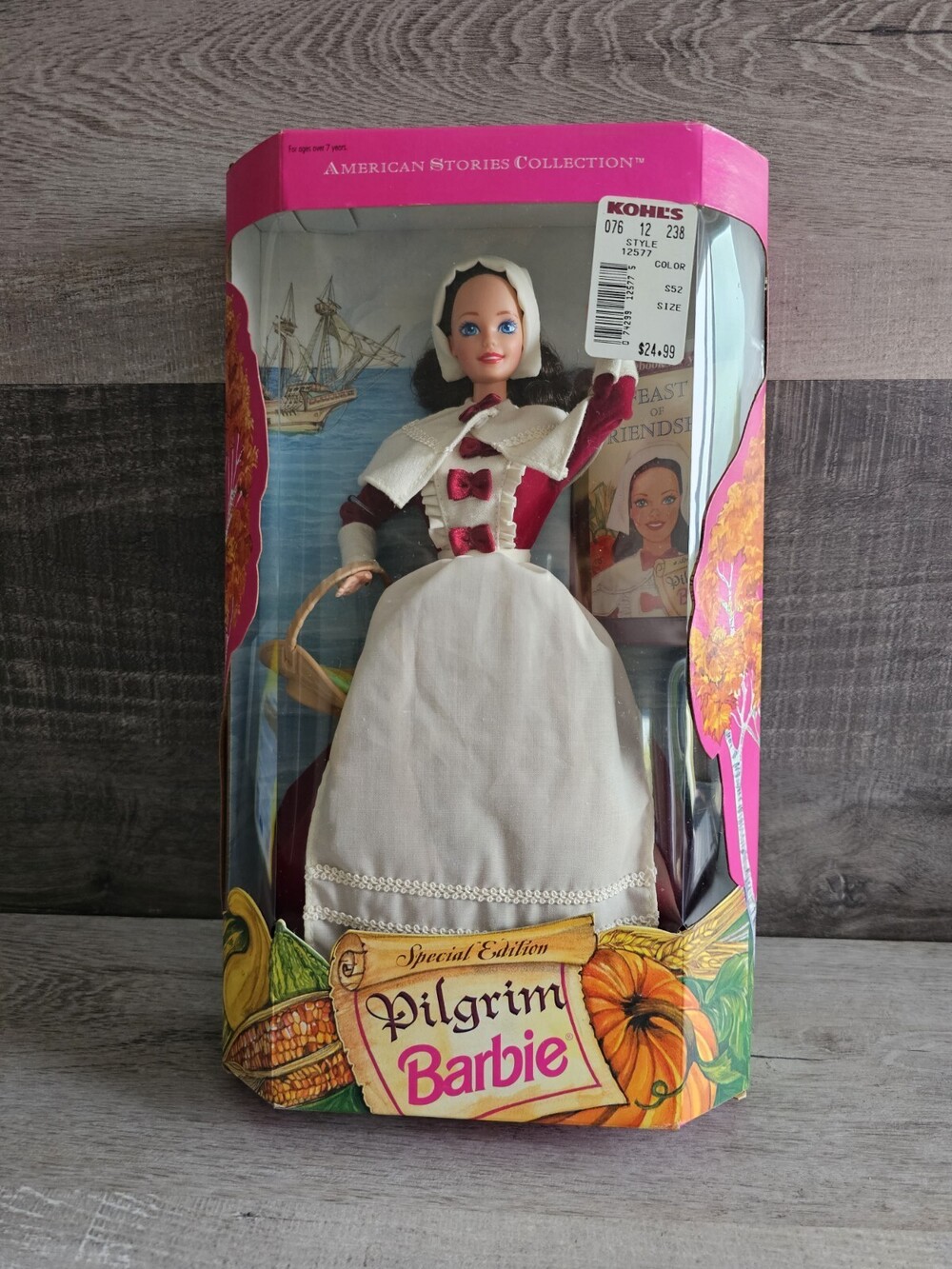 Pilgrim Barbie Special Edition American Stories Collection 1994 Mattel 12577
